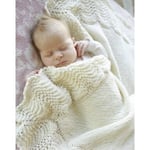 Baby Bliss by DROPS Design - Baby Teppe Strikkeoppskrift 80x80 cm - 80 x 80 cm