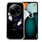 Cokitec Coque Renforcée pour Xiaomi Redmi A3 Manga Naruto Sasuke Itachi