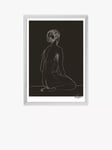 Brookpace Lascelles Anna Bulow 'Flow 6' Limited Edition Framed Print, 77 x 57cm, Black