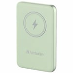 Verbatim Magnetisk Trådlös Powerbank 10000mAh 15W - Grön