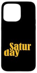 Coque pour iPhone 15 Pro Max University Varsity-Gold Saturday Varsity-Gold Yellow