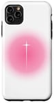 iPhone 11 Pro Max Christian Faith Cross Pink Aura Y2K Christian Faith Cross Case