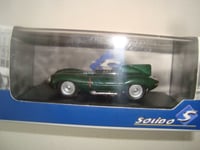 MINIATURE JAGUAR TYPE D 1952 VERT ANGLAIS 1/43  SOLIDO