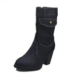 LYYJF Bottes à talons hauts pour femme, a, 40 EU