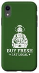 Coque pour iPhone XR Apple Farmer Farmers Market Acheter Fresh Eat Local Apple Farmer