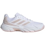 adidas Femme Courtjam Control 3 Tennis Shoes Chaussures, Cloud White/Sandy Pink met/Sandy Pink, 36 2/3 EU