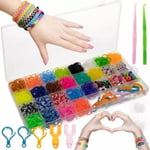 Loom Bands Kit - 1500st i 23 färger multifärg