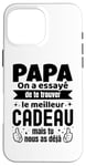 Coque pour iPhone 16 Pro Max Papa Cadeau Pour La Fete Des Pere Cadeaux Anniversaire Homme