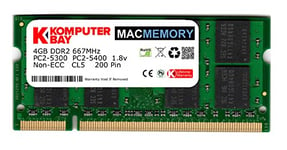 Komputerbay Apple MAC MÉMOIRE 4 Go d'Apple (seul bâton de 4 Go) PC2-5300 DDR2 667 MHz SODIMM pour iMac et Macbook mémoire