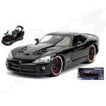 FR- Jada Toys LETTY'S DODGE VIPER SRT-10 FAST & FURIOUS BLACK 1:24 - JADA30731