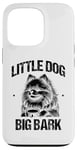 Coque pour iPhone 13 Pro Little Dog Big Bark Poméraniens Chien Poméranien