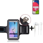 Neoprene Armband for Samsung Galaxy A52s 5G Headset Jogging Sports Armband Case