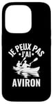 Coque pour iPhone 14 Pro Je Peux Pas J'ai Aviron Drôle Bateaux Rameur Sport Aviron