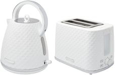 Westinghouse Kettle and Toaster Pack - White Diamond - WHKTPK09W