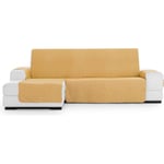 ECOMMERC3 Housse de canapé Chaiselong Normale Gauche rembourrée et antidérapante - Housse de canapé Chaiselongue Moutarde Protection complète, Confort et Style, Design réglable et Lavable