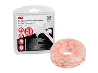 3M Dual Lock Burrebånd till fastlimning (L x B) 2,5 m x 25 mm Transparent 1 stk