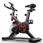 Exercise Bike Indoor Cycling Bike Adjustable Stationary Bicycle for Home Gym Workout Cardio Bikes Upright Bike with LCD Display