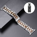 Ruostumattomasta teräksestä valmistettu ranneke Watch Ultra 2:lle 49 mm 45 mm 41 mm 40 mm 44 mm kellohihna metallirannekoru iWatch-sarjalle 9 8 7 6 5 4