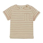 EnFant GOTS Randig T-shirt French Oak | Beige | 86 cm