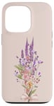 Coque pour iPhone 13 Pro Bouquet de fleurs sauvages - Fleurs botaniques - Lavande