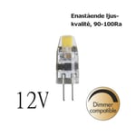 Dimbar LED lampa 3000K 100lm G4 1,1W