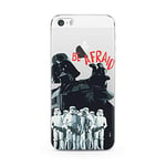 ERT GROUP Coque de téléphone Portable pour Apple Iphone 5/5S/SE Original et sous Licence Officielle Star Wars Motif Darth Vader 018 adapté à la Forme du téléphone Portable, partiel imprimé