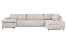 U-soffa Nevada XL Divan Vänster - Beige Grå,Beige Scandinavian Choice