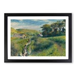 Big Box Art The Mussel Harvest by Pierre-Auguste Renoir Framed Wall Art Picture Print Ready to Hang, Black A2 (62 x 45 cm)