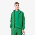 Lacoste Veste de survêtement zippée Paris en Piqué Taille S Vert Fluor