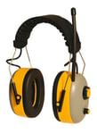 Kerbl 34725 Casque antibruit avec radio FM Jaune