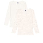 Petit Bateau 2-Pack T-Shirtar Gräddvita |  | 12 years