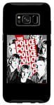 Coque pour Galaxy S8 Logo du groupe The Police Red Repeat