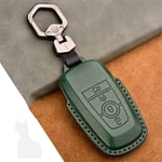 HJPOQZ Étui à clés en Cuir de Voiture, adapté pour Ford Fusion Mondeo Mustang Edge Expedition Explorer F-150 F-250 F-350 2018 2019