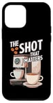 Coque pour iPhone 12 mini The Shot That Matters Amateurs de café expresso