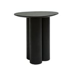 Miliboo - Table d'appoint design bois noir L44 cm hollen