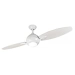 Fantasia Propeller 54inch. Ceiling Fan with Remote Control/Blades White - White - 114581