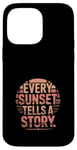 Coque pour iPhone 14 Pro Max Sunset Chasers Golden Hour Photographie Scénique Coucher de Soleil Vues