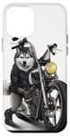 Coque pour iPhone 12 mini Husky Sibérien Chopper Moto