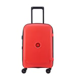 DELSEY PARIS - Belmont Plus - Hard Cabin Suitcase, Tangerine Orange, S (55x35x25-27 cm)