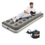 Bestway Premium Camping Single Airbed with D Cell Battery Pump, Single Air Bed