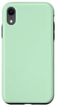 Coque pour iPhone XR Couleur vert menthe