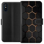 Tegnebogsetui til Xiaomi Redmi 9A med Luksuriøst Mønster motiv