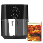 HOMCOM Air Fryer 1500W 4.5L Air Fryers Oven with Rapid Air Circulation Timer