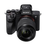 Sony Alpha 7 IV | Appareil photo hybride plein format + objectif Sony 28–70 mm F3.5 – 5.6 (33 mégapixels, mise au point automatique en temps réel, 10 images/s, 4K 60p, écran tactile à angle variable)