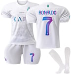 2023-2024 Al-Nassr FC Bortalagströja Barn Nr.7 Ronaldo 26 26 26 26 AWAY