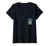 Womens Harry Potter Ravenclaw Pocket Print V-Neck T-Shirt