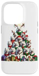 Coque pour iPhone 14 Pro Christmas Tree Samoyed Dog Sammies