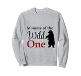 Mommy of the Wild One Lumberjack Forest Baby 1st Birthday Sweatshirt