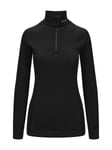 Brynje Women's Arctic Zip Polo Black, XXL