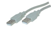 Shiverpeaks Bs77003, 3 M, Usb A, Usb A, Usb 2.0, 480 Mbit/S, Grå